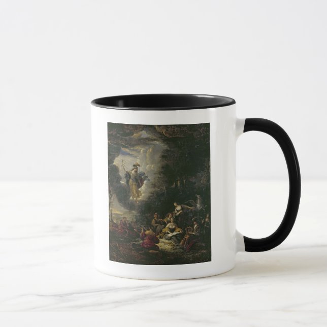 Athena visiting the Muses Mug (Right)