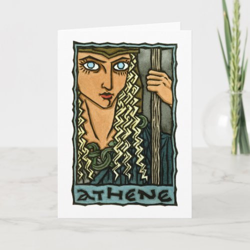Athene Greeting Card