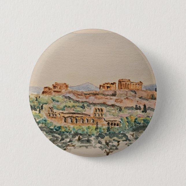 Athenian Acropolis Button (Front)
