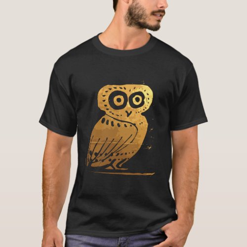 Athenian Athens Owl Greek Mythology Athena Goddess T_Shirt