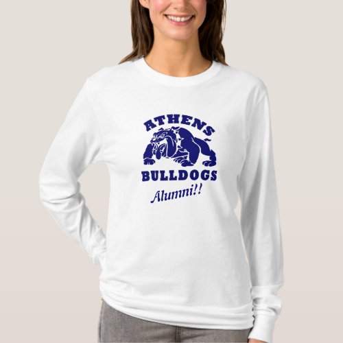 Athens Bulldogs Alumni Womens long sleeve shirt