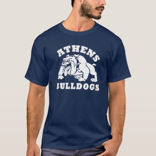 Athens bulldogs t_shirt