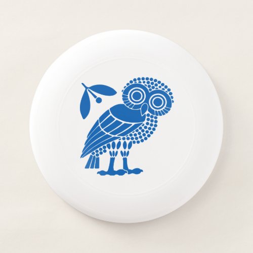 Athens city municipality flag symbol emblem owl bi Wham_O frisbee