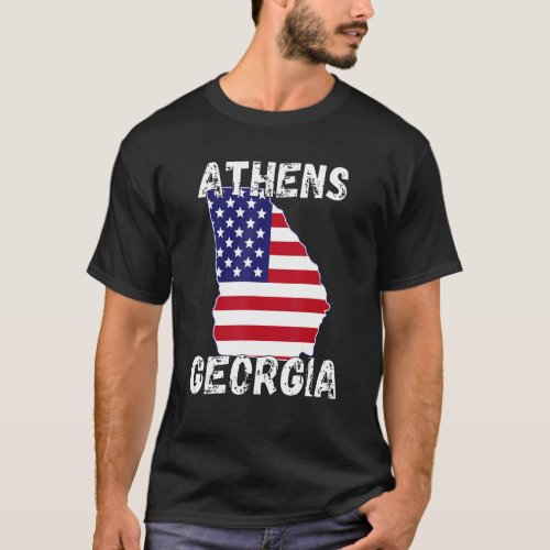 Athens GA Georgia Georgia Cities T_Shirt