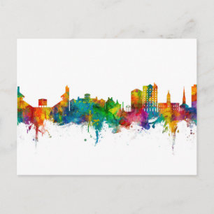Athens Georgia Skyline Postcard