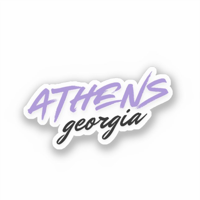 Athens Georgia Sticker (Front)