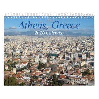 Athens Greece 2026 Calendar