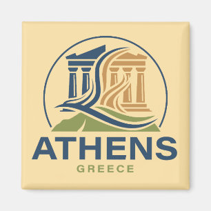Athens Greece Acropolis Parthenon Magnet