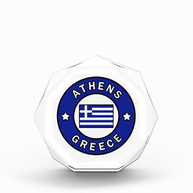 Athens Greece Award (Front)
