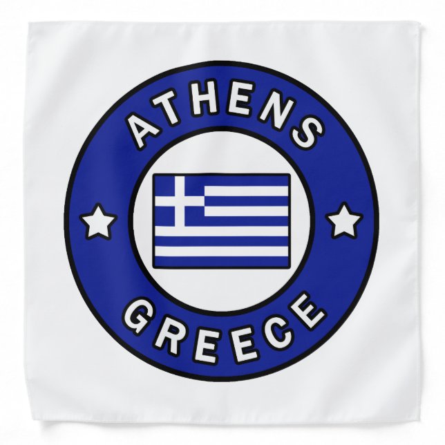 Athens Greece Bandana (Front)