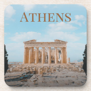 Athens Greece Beverage Coaster