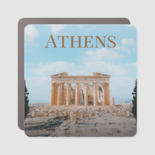 Athens Greece Car Magnet
