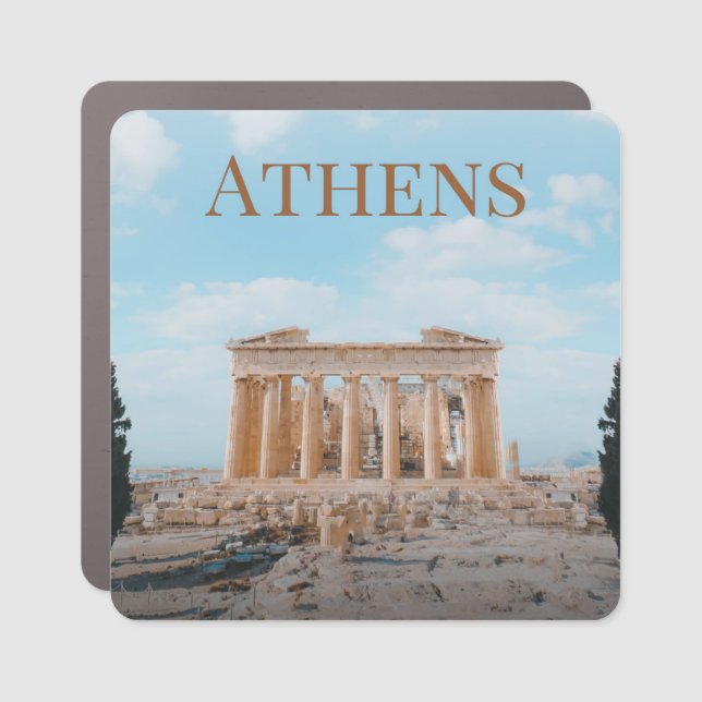 Athens Greece Car Magnet (Front)