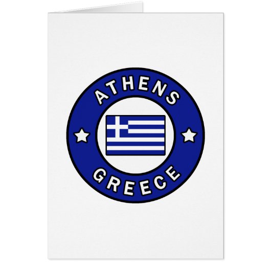 Athens Greece Cards (Front)