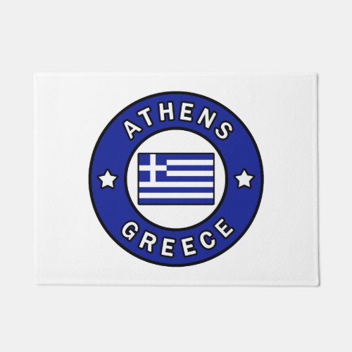 Athens Greece Doormat