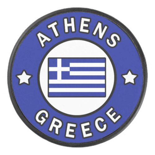 Athens Greece Hockey Puck