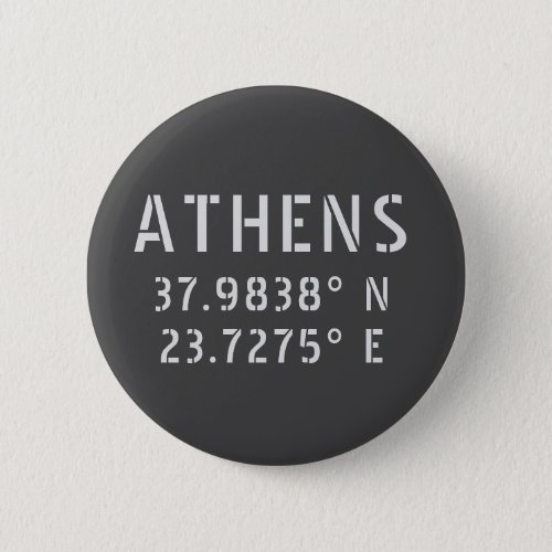 Athens Greece Latitude Longitude   Button