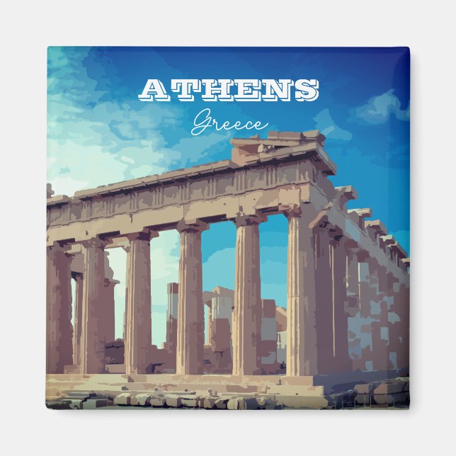 Athens, Greece Magnet (Front)