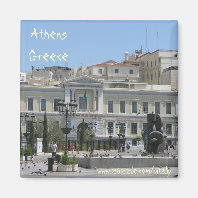 Athens Greece magnet design (Front)