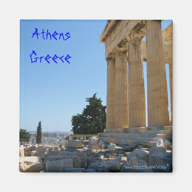 Athens Greece magnet design (Front)