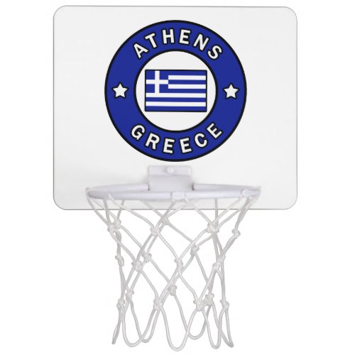 Athens Greece Mini Basketball Hoop