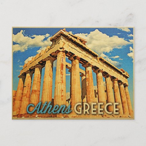 Athens Greece Parthenon Postcard