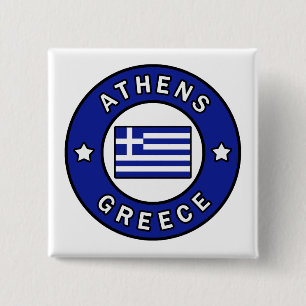 Athens Greece Pinback Button