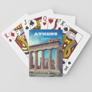 Athens, Greece Playing Cards