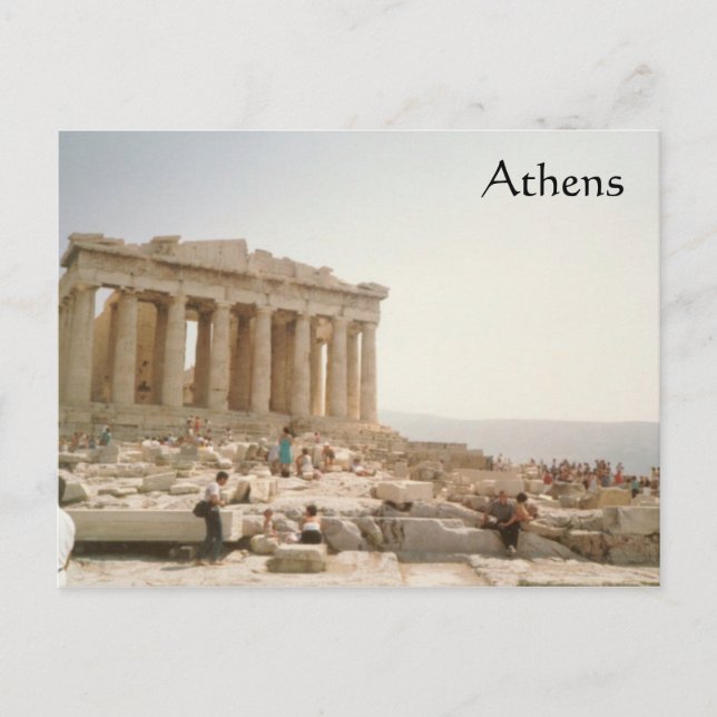Athens Greece Postcard (Front)