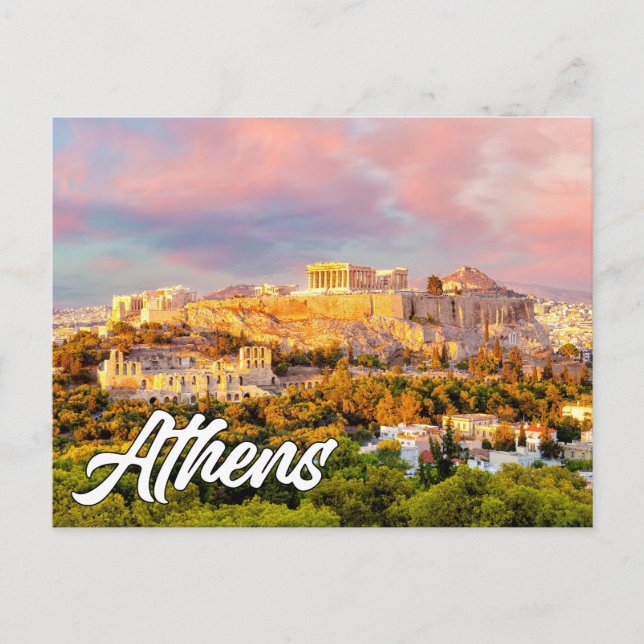 Athens, Greece Postcard (Front)