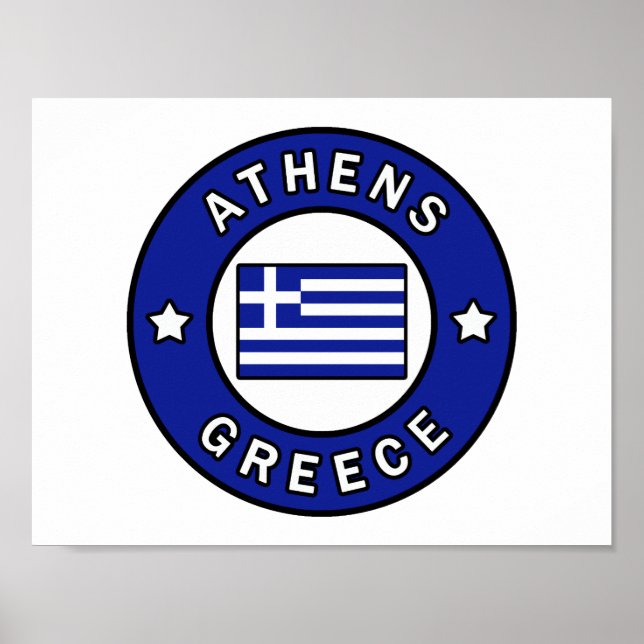 Athens Greece Poster (Front)