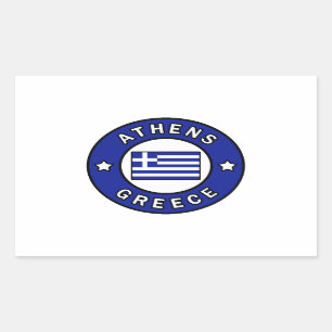 Athens Greece Rectangular Sticker