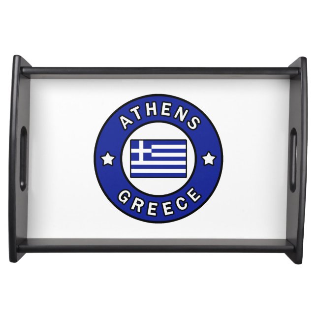 Athens Greece Serving Tray (Front)