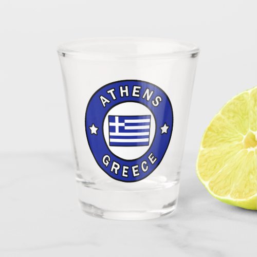 Athens Greece Shot Glass