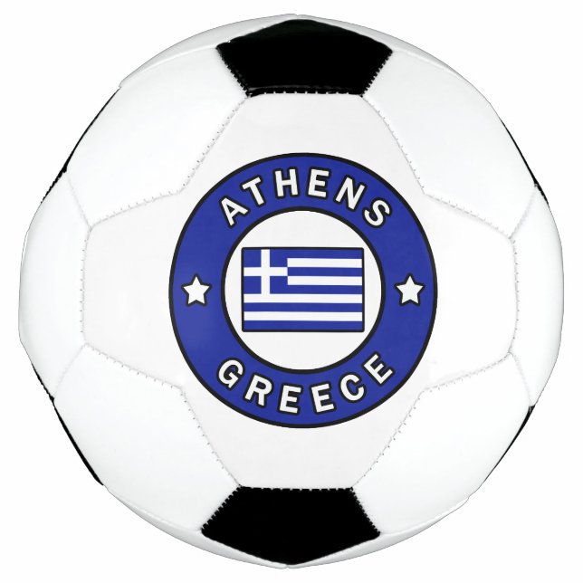 Athens Greece Soccer Ball (Front)