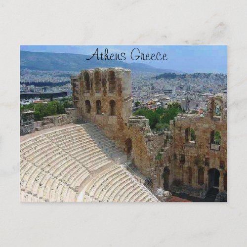 Athens Greece the Colosseum Postcard