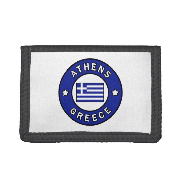 Athens Greece Tri-fold Wallet (Front)