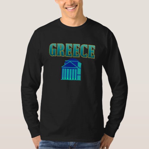 Athens Greece Visitor Greek T_Shirt
