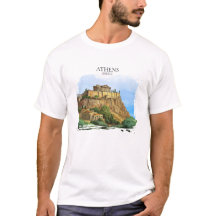 Athens Greece Watercolor | Historic Views
