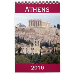 athens greek 2016 calendar