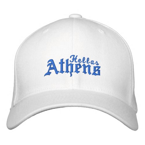 Athens Hellas Embroidered Baseball Hat