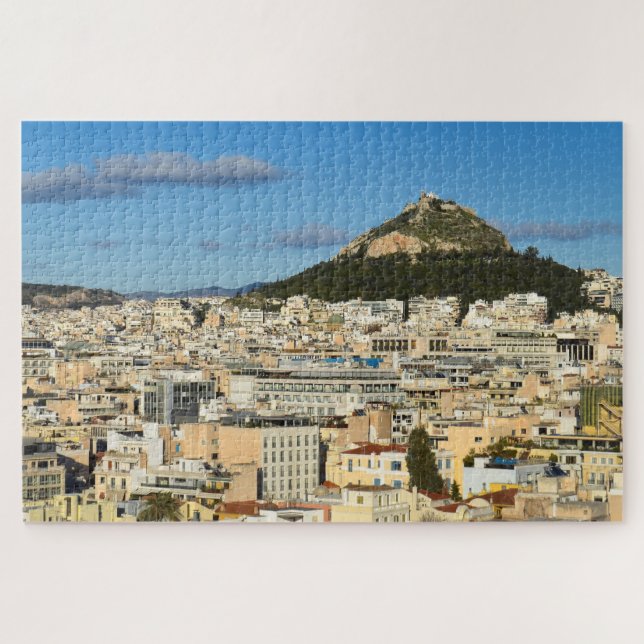 Athens Mount Lycabettus Jigsaw Puzzle (Horizontal)