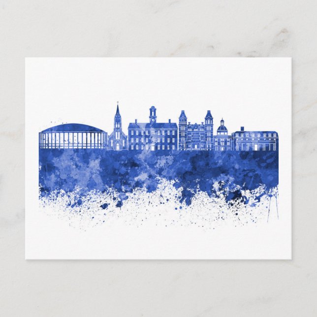 Athens OH skyline Postcard (Front)