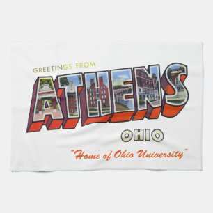Athens Ohio Kitchen Towel