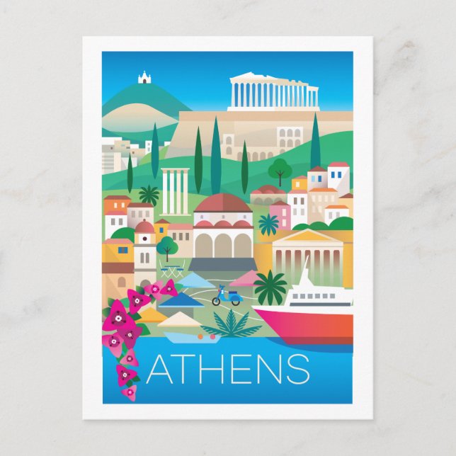 Athens Postcard (Front)