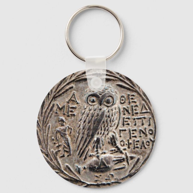 Athens Silver Tetradrachm Keychain (Front)