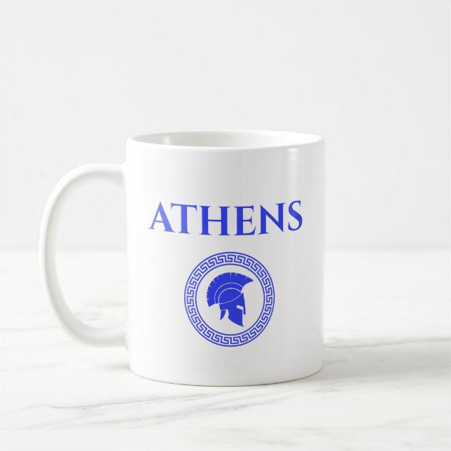 Athens Spartan Coffee Mug (Left)