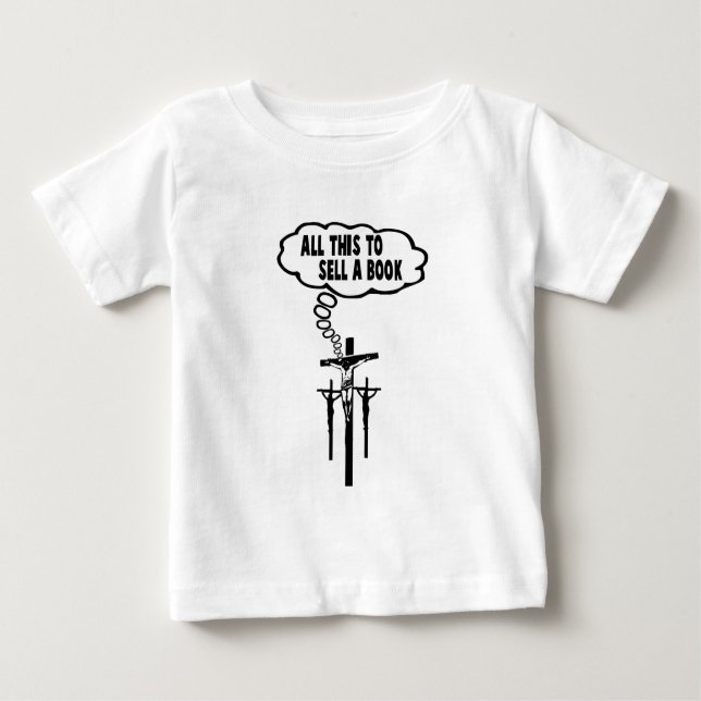 Athiest bible baby T-Shirt (Front)