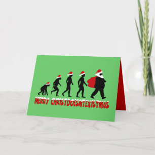 Athiest Christmas Holiday Card