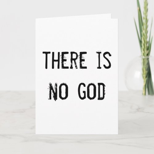Athiest Holiday Card